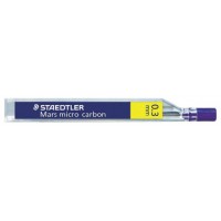 MINAS MICRO CARBON 250, 0,3MM, GRAD. B STAEDTLER 250 03-B (MIN12) (Espera 4 dias)